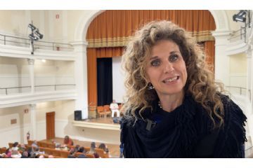 ll Sindaco di Lamporecchio Anna Trassi ed un momento dell’evento